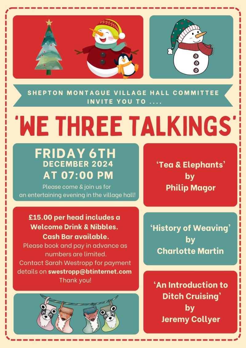 We Three Talkings 6th December 2024 poster
