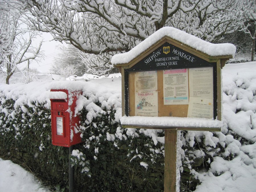 Noticeboard at Stoney Stoke