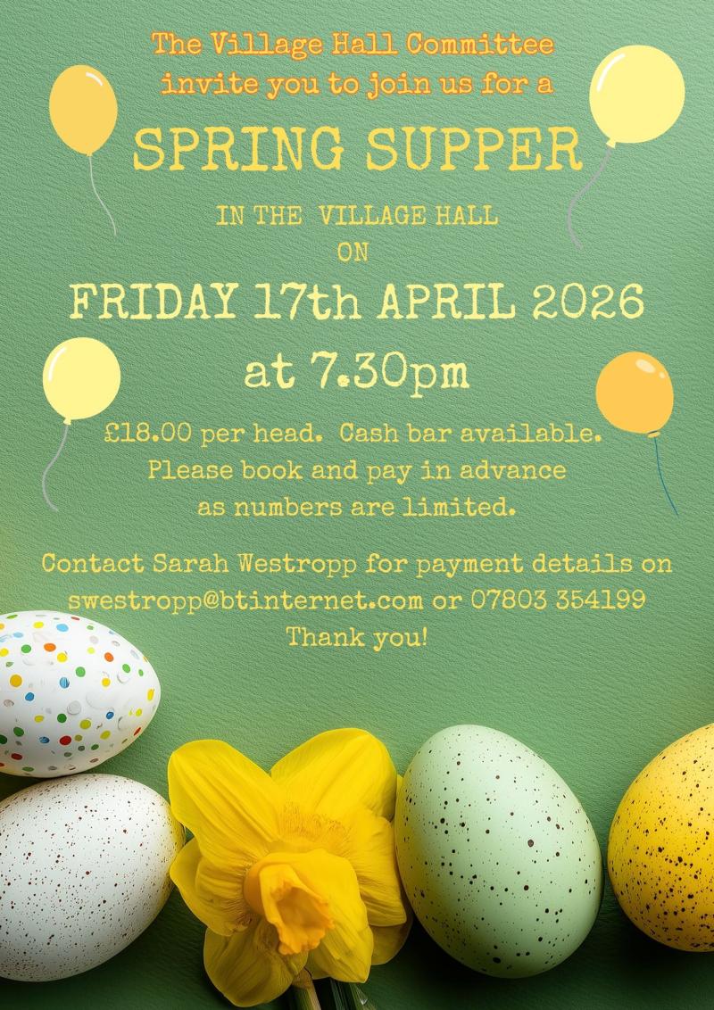 Spring Supper poster 
